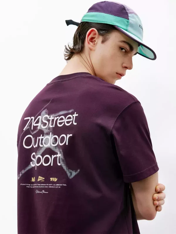 714street7A抗菌凉感网眼速干棉短袖2026夏季潮牌宽松圆领T恤男
