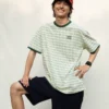 Mentmate 25SS 夏季日系撞色条纹圆领短袖 男女情侣款复古通勤T恤