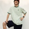 Mentmate 25SS 夏季日系撞色条纹圆领短袖 男女情侣款复古通勤T恤
