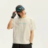 瞬时山野Monterest户外5A抗菌吸湿速干运动宽松基础LOGO短袖T恤男