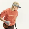 瞬时山野Monterest户外5A抗菌吸湿速干运动宽松基础LOGO短袖T恤男