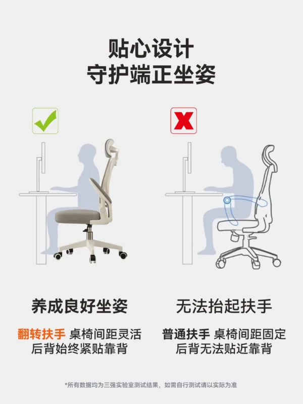 电脑椅家用人体工学椅旋转办公椅舒服久坐电竞椅宿舍学习靠背椅子