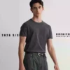 NOFAITH正肩小领口修身螺纹小袖口t恤男夏季凉感健身Slimfit短袖
